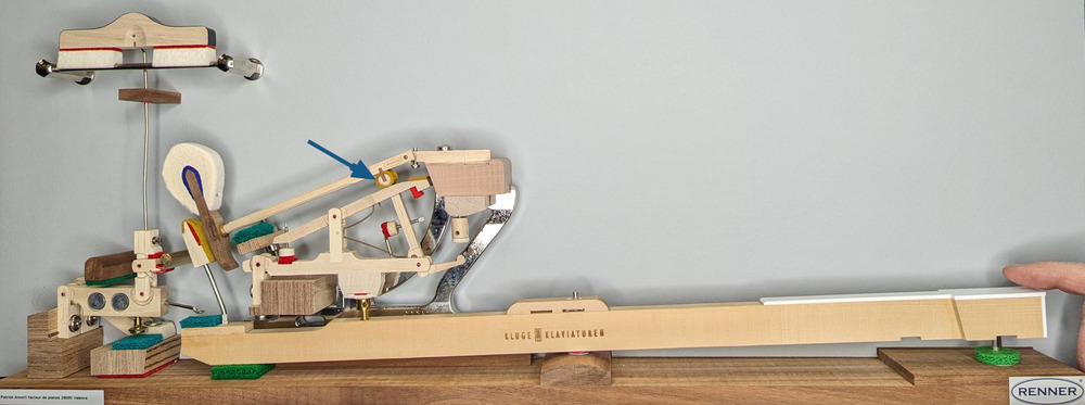 Détail rouleau marteau
