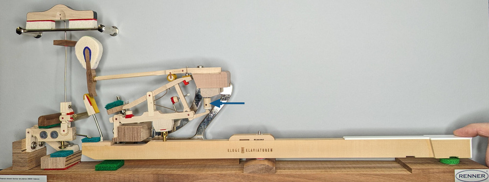 Détail bouton échappement